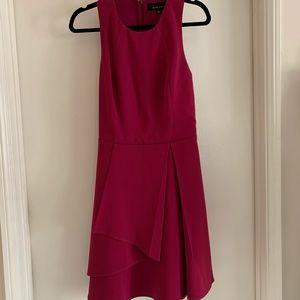 A-line dress with wrap-like skirt